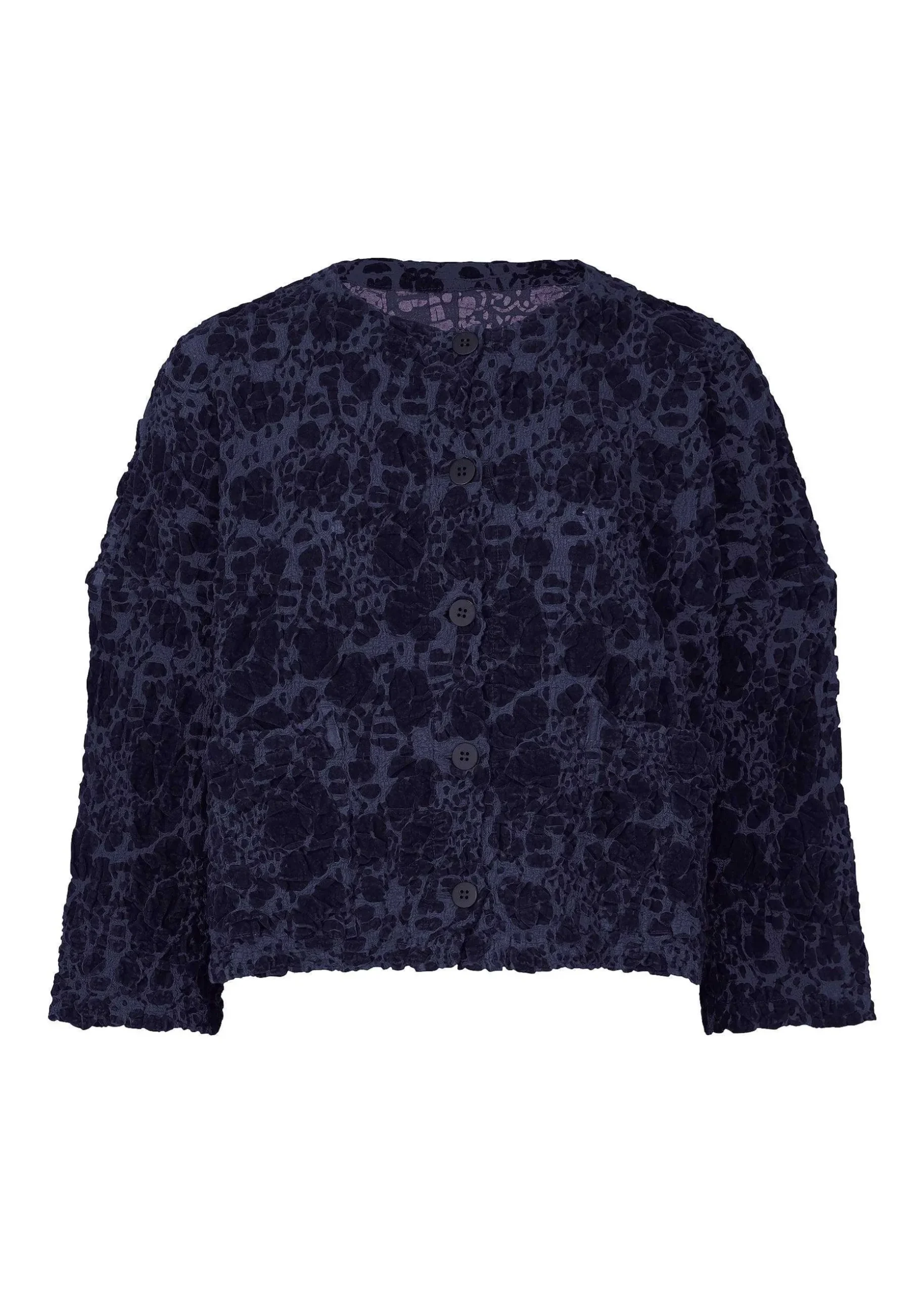ISSEY MIYAKE Cardigan|Tree Flocky Cauliflower