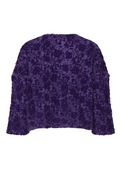 ISSEY MIYAKE Cardigan|Tree Flocky Cauliflower