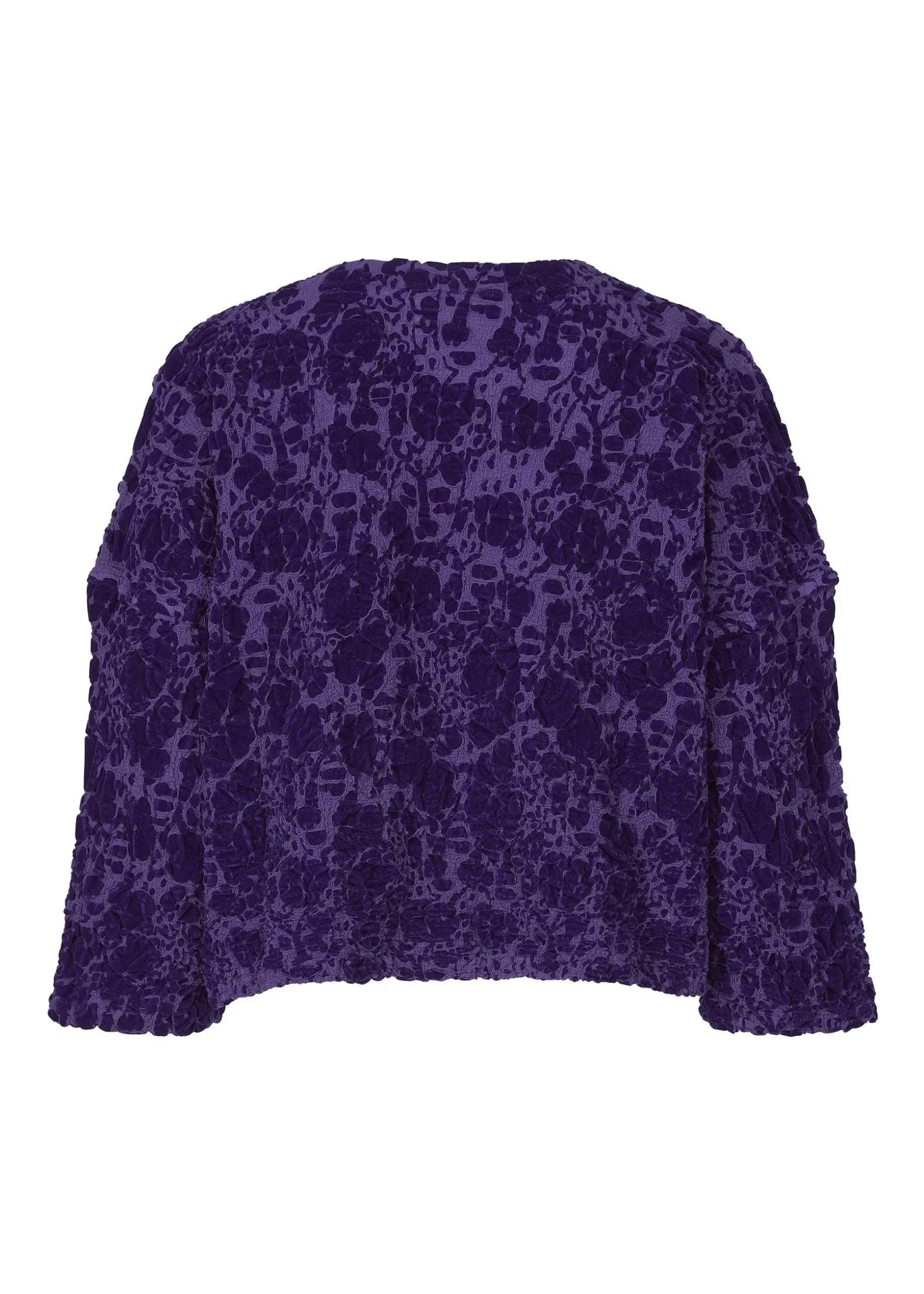 ISSEY MIYAKE Cardigan|Tree Flocky Cauliflower