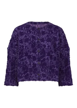 ISSEY MIYAKE Cardigan|Tree Flocky Cauliflower