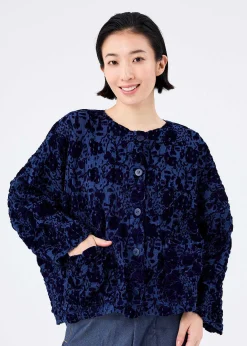 ISSEY MIYAKE Cardigan|Tree Flocky Cauliflower