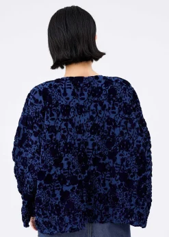 ISSEY MIYAKE Cardigan|Tree Flocky Cauliflower