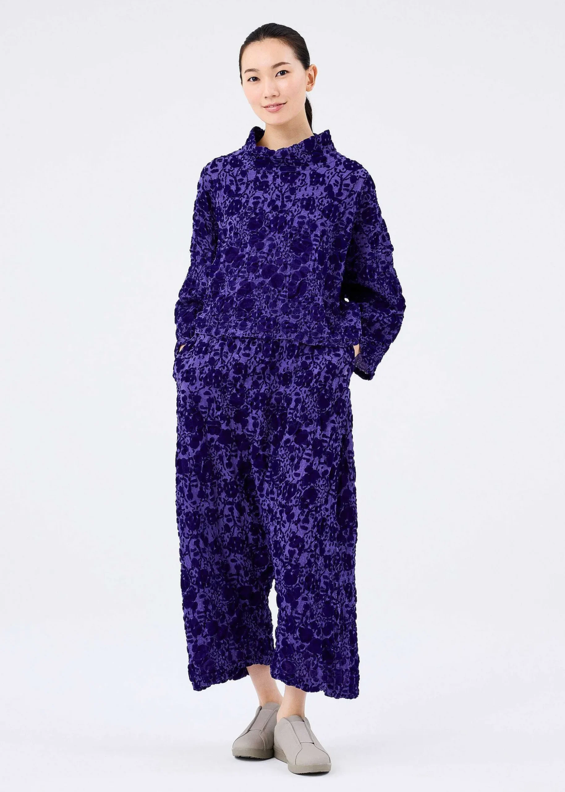 ISSEY MIYAKE Pants|Tree Flocky Cauliflower