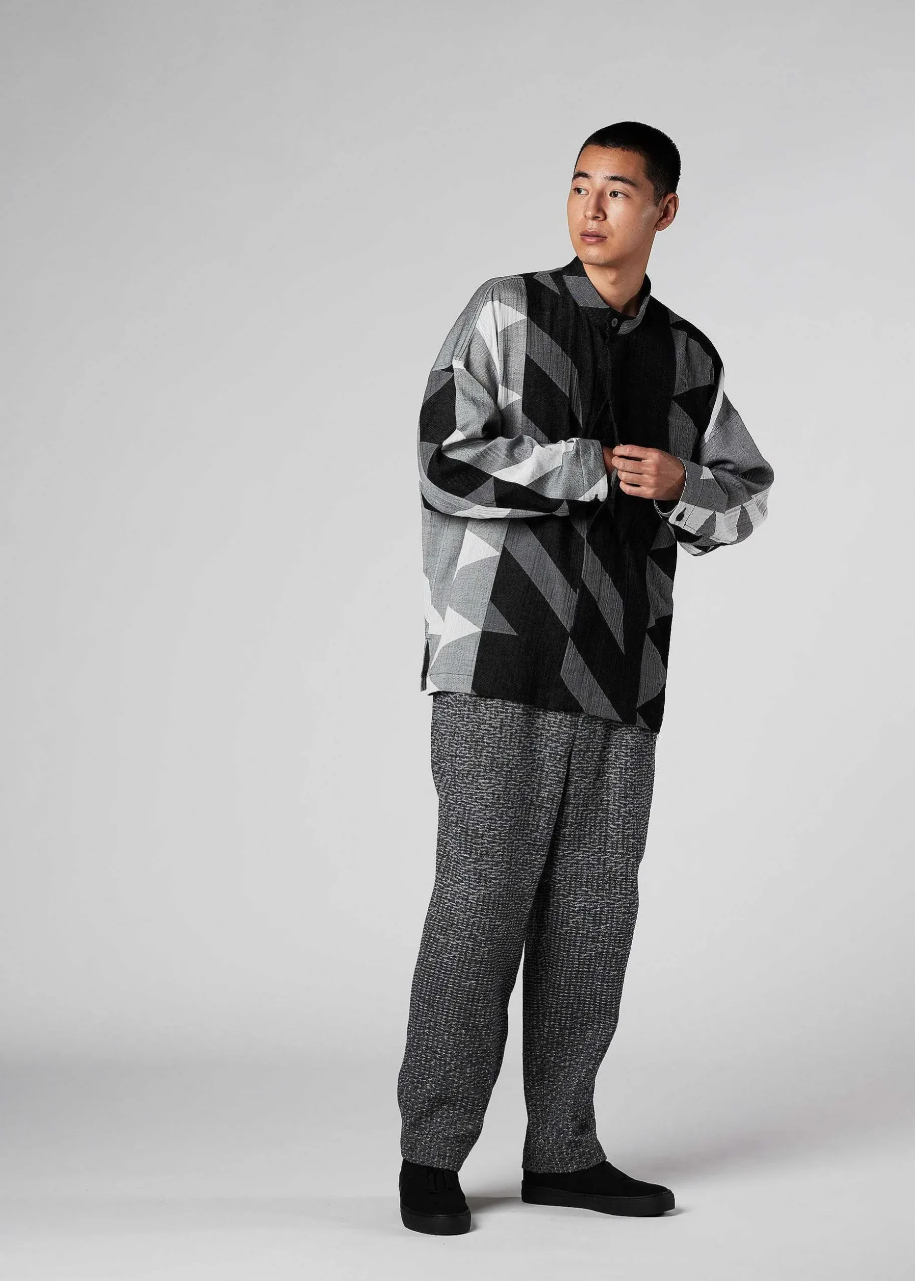 ISSEY MIYAKE Shirts|Triangle Crepe Shirt