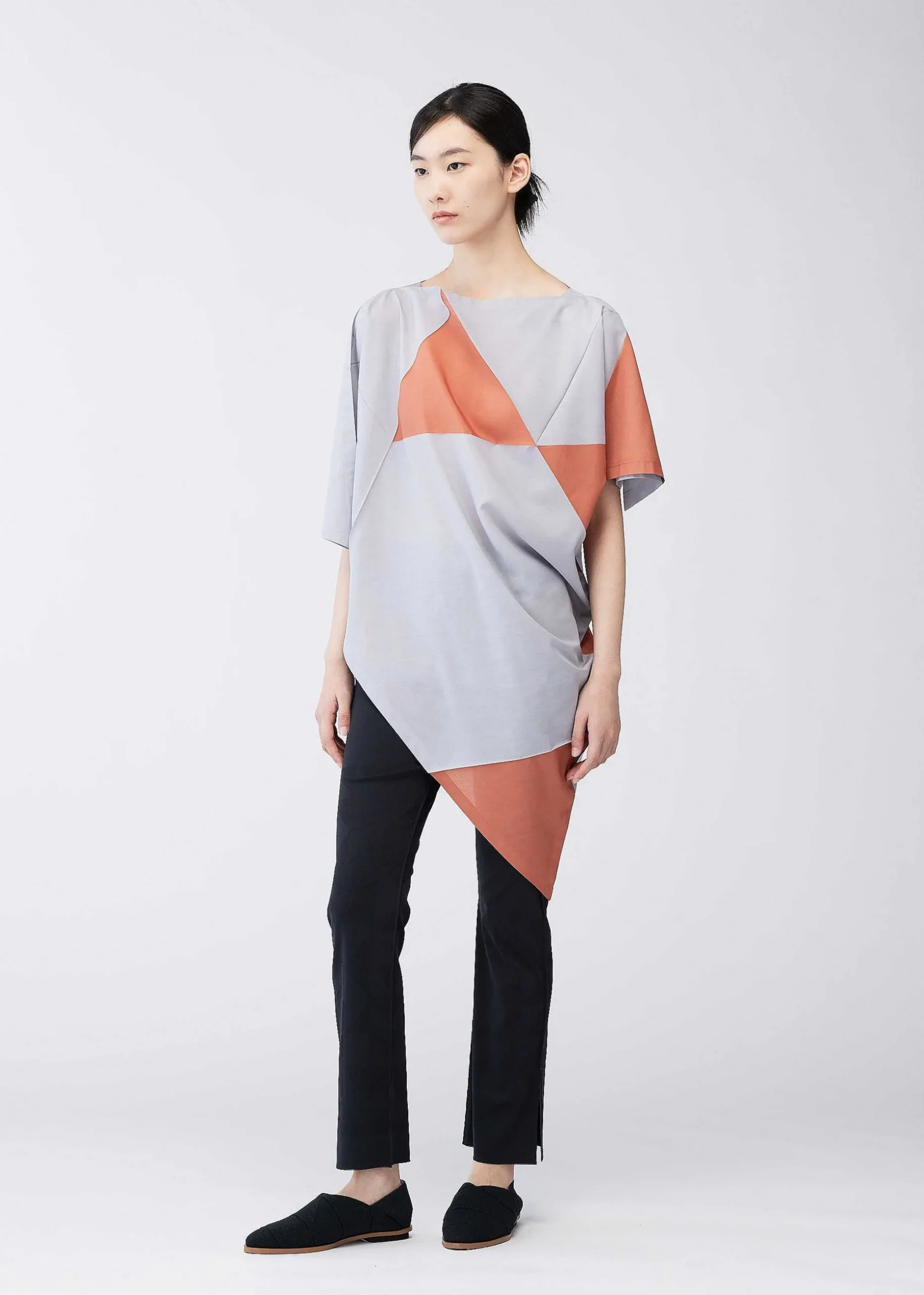 ISSEY MIYAKE Tunic|Triangle Print T