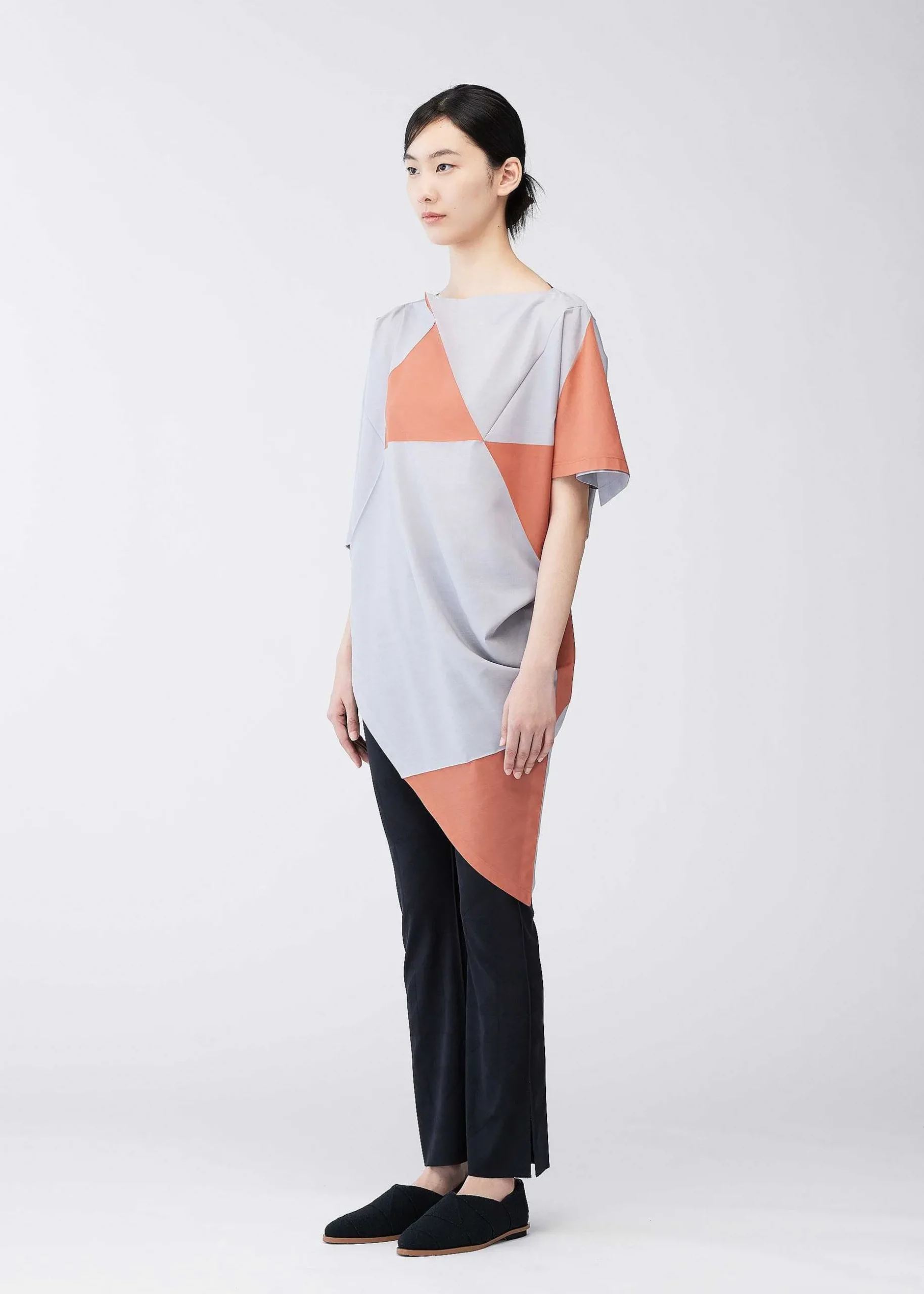 ISSEY MIYAKE Tunic|Triangle Print T