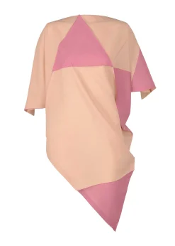 ISSEY MIYAKE Tunic|Triangle Print T