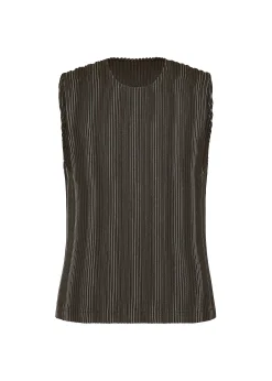 ISSEY MIYAKE Vest|Tweed Pleats