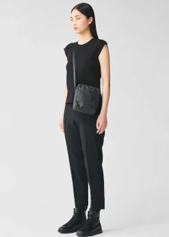 ISSEY MIYAKE Shoulder Bag|Voyager Matte Black