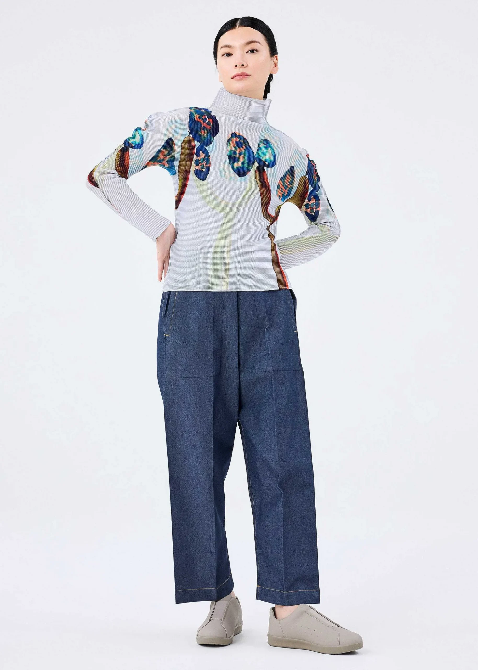 ISSEY MIYAKE Top|Water Flower