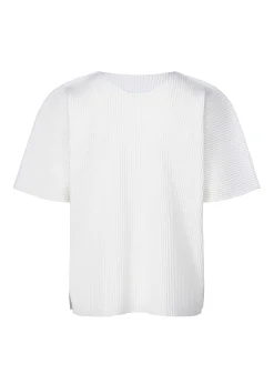 ISSEY MIYAKE Top|Water Flower Fine Knit Pleats T