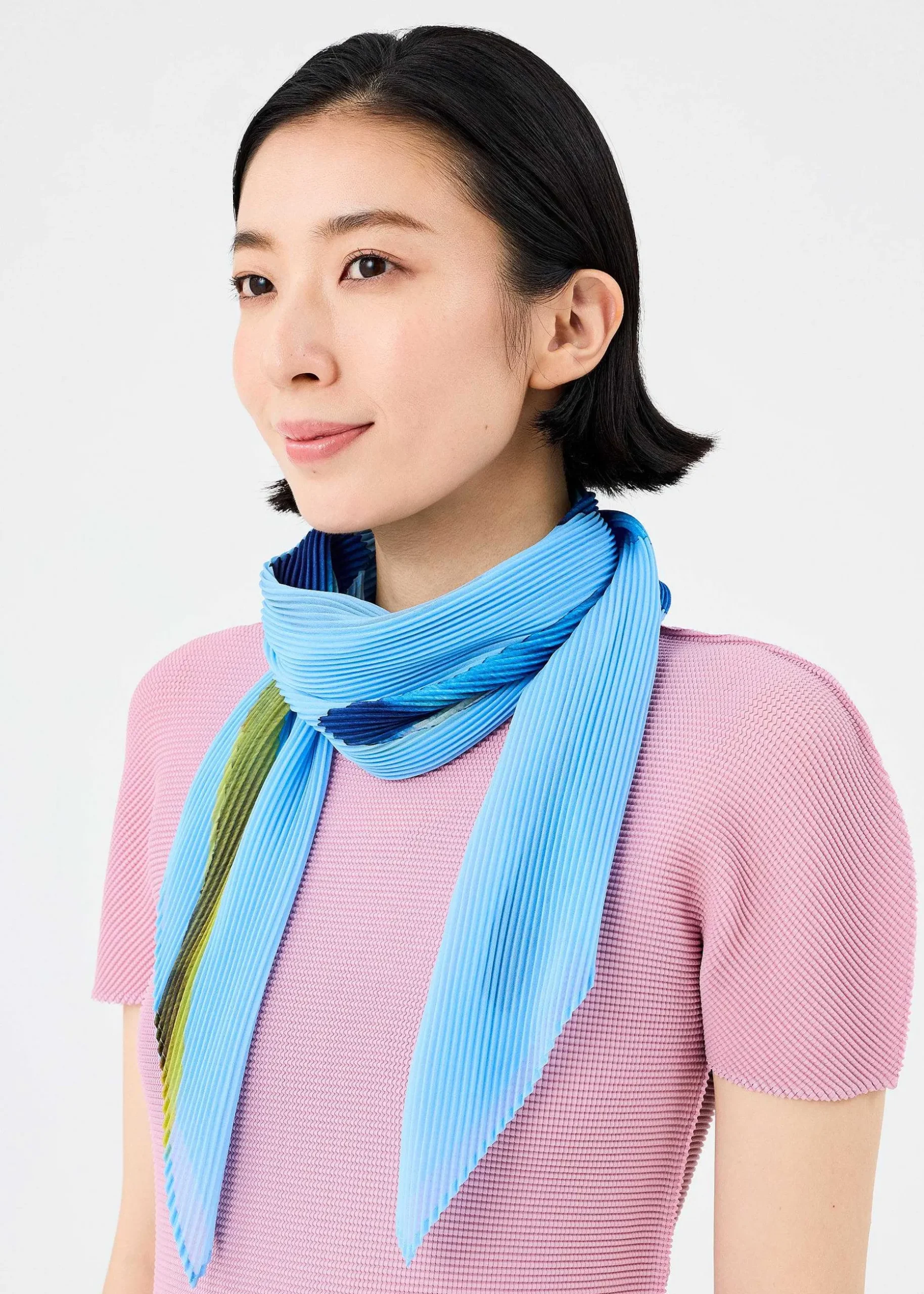 ISSEY MIYAKE Stole|Water Flower Pleats Stole
