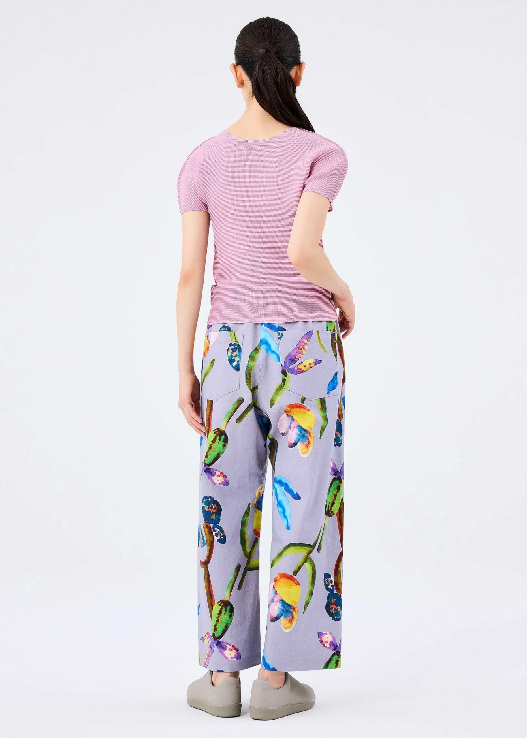 ISSEY MIYAKE Pants|Water Flower Stretch Bottom