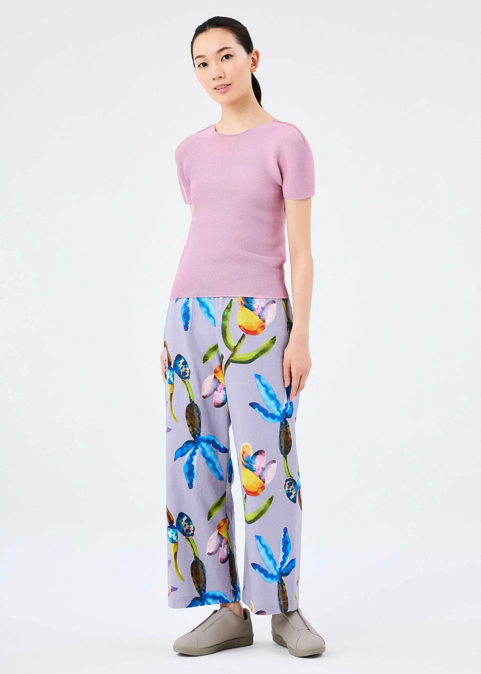 ISSEY MIYAKE Pants|Water Flower Stretch Bottom