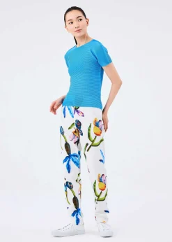 ISSEY MIYAKE Pants|Water Flower Stretch Bottom
