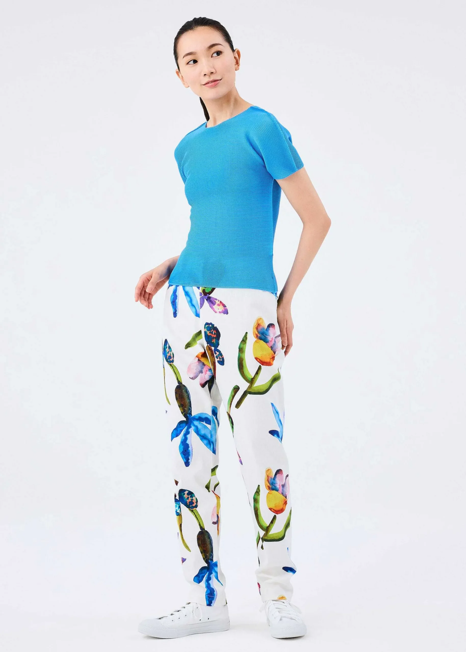 ISSEY MIYAKE Pants|Water Flower Stretch Bottom