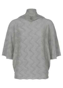 ISSEY MIYAKE Top|Wave Knit Stretch Pleats