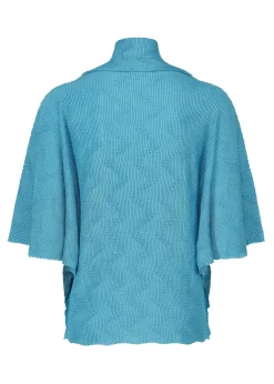 ISSEY MIYAKE Top|Wave Knit Stretch Pleats