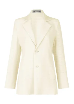 ISSEY MIYAKE Jackets & Blazers|Wide Stripe Knit