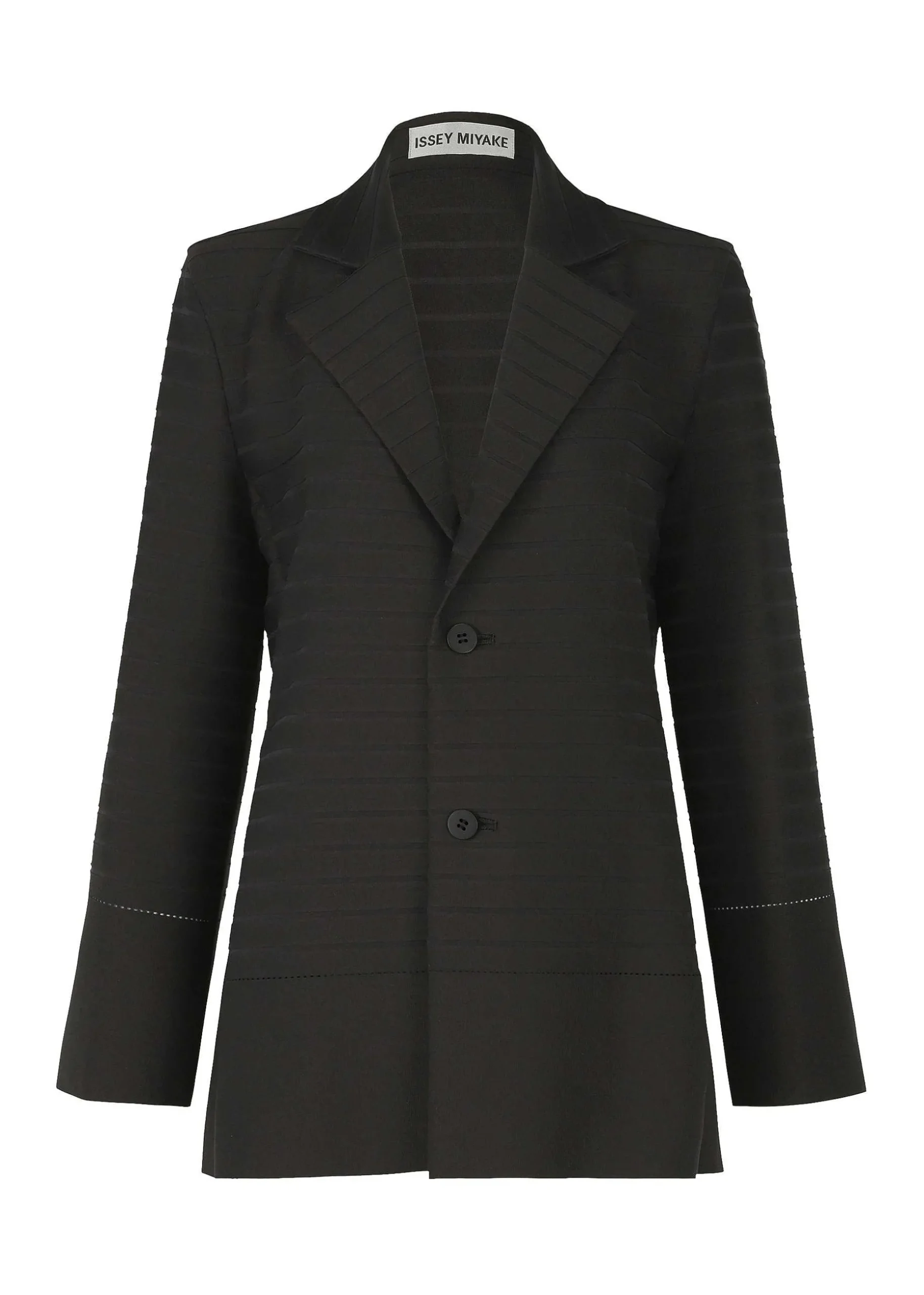 ISSEY MIYAKE Jackets & Blazers|Wide Stripe Knit