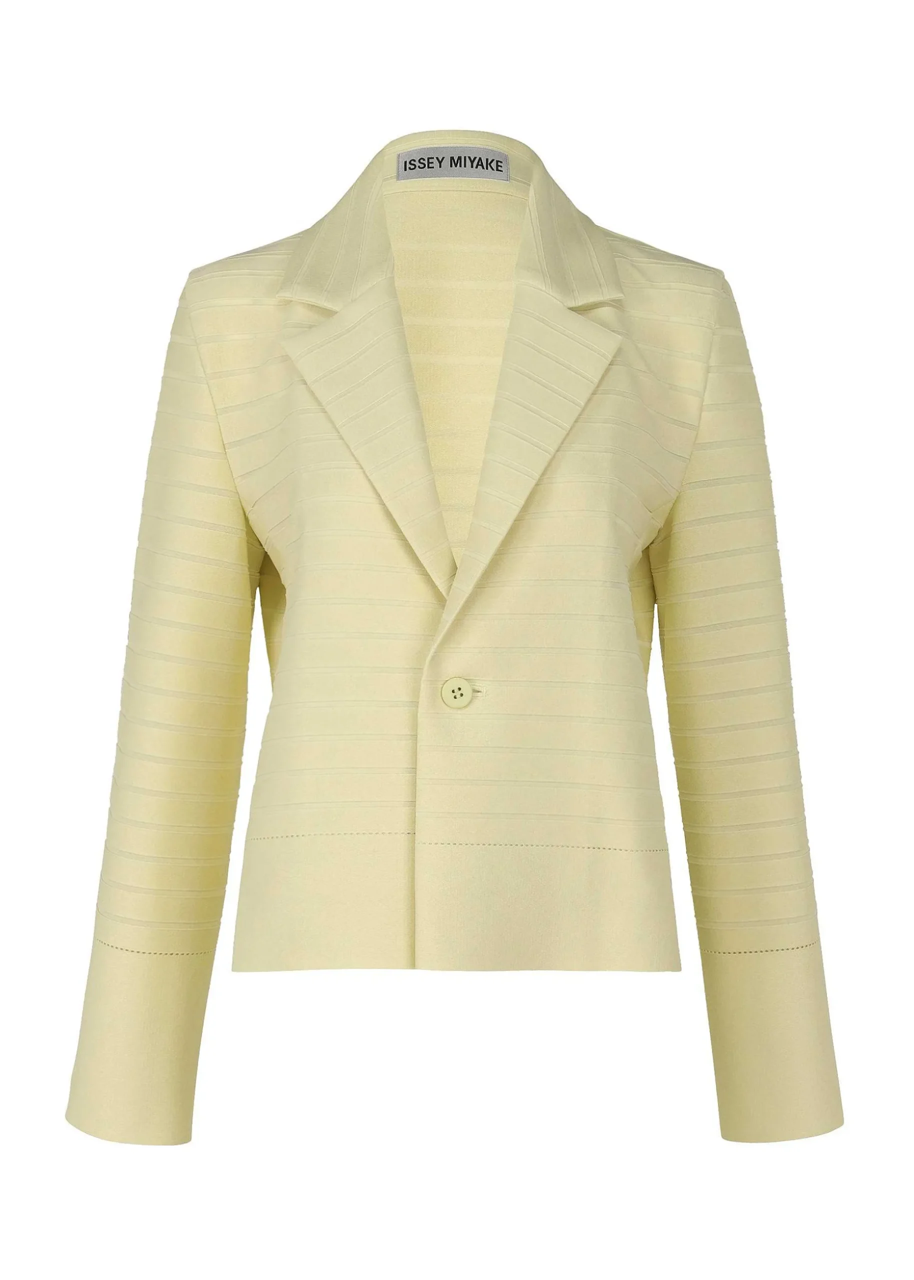 ISSEY MIYAKE Jackets & Blazers|Wide Stripe Knit