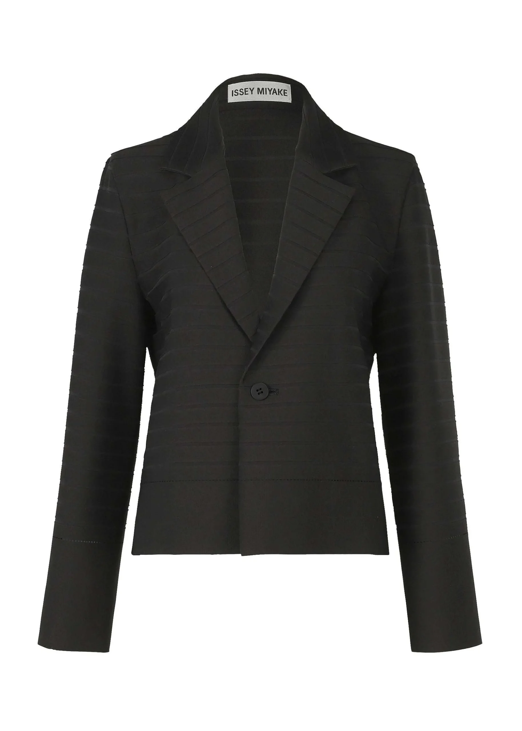 ISSEY MIYAKE Jackets & Blazers|Wide Stripe Knit