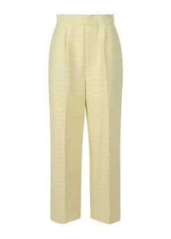 ISSEY MIYAKE Pants|Wide Stripe Knit