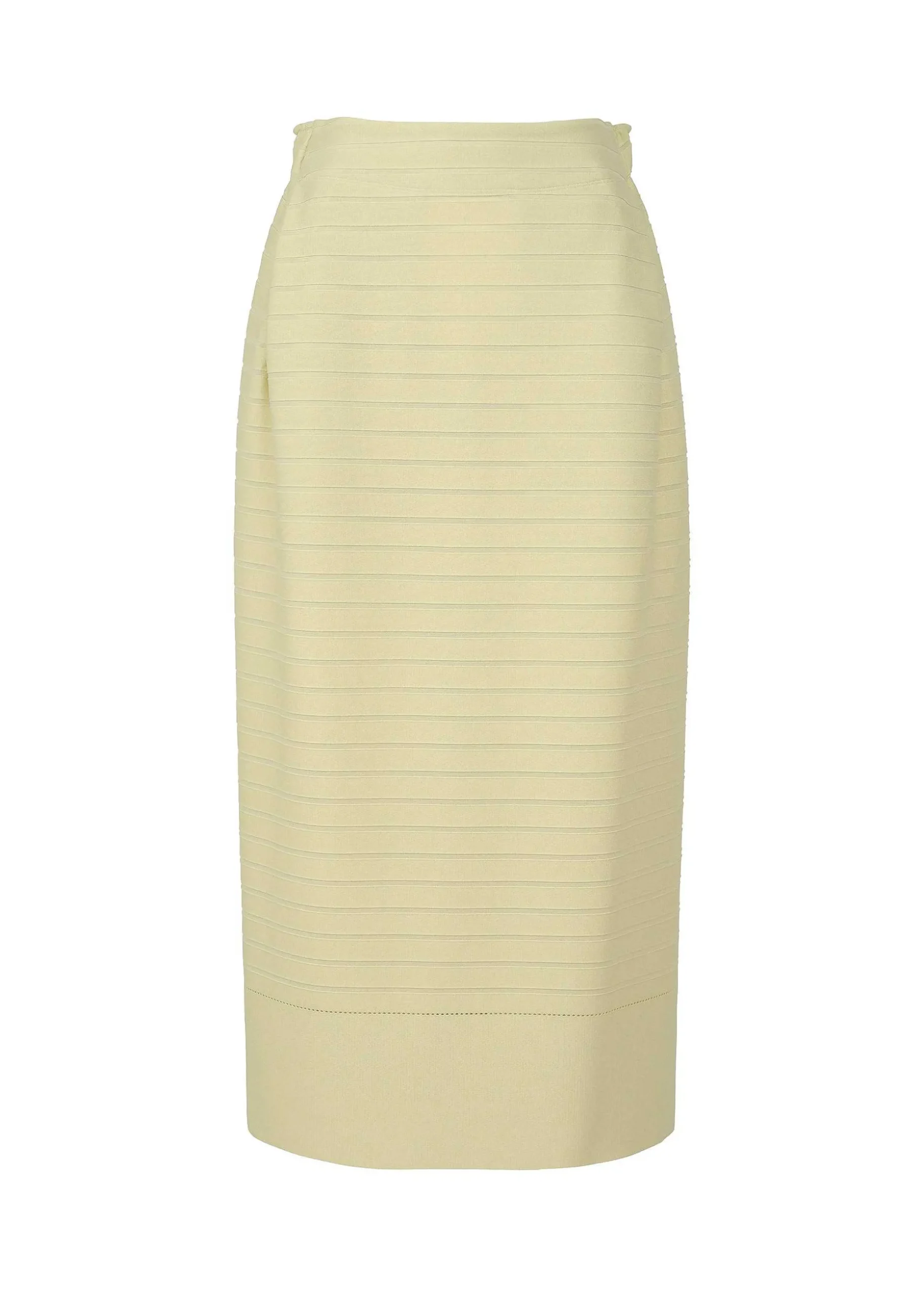 ISSEY MIYAKE Skirt|Wide Stripe Knit
