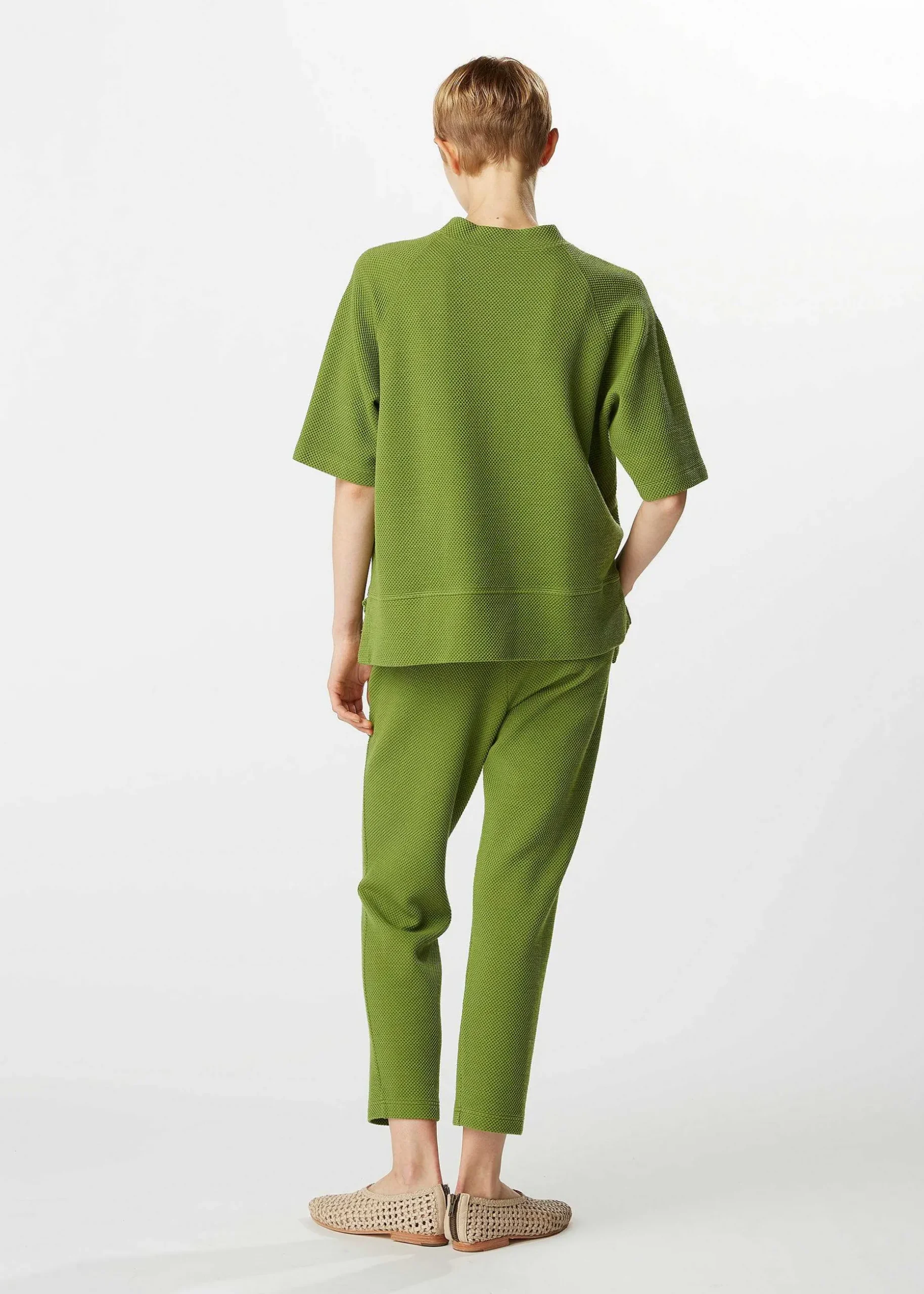 ISSEY MIYAKE Pants|Wn Stretch Kanoko