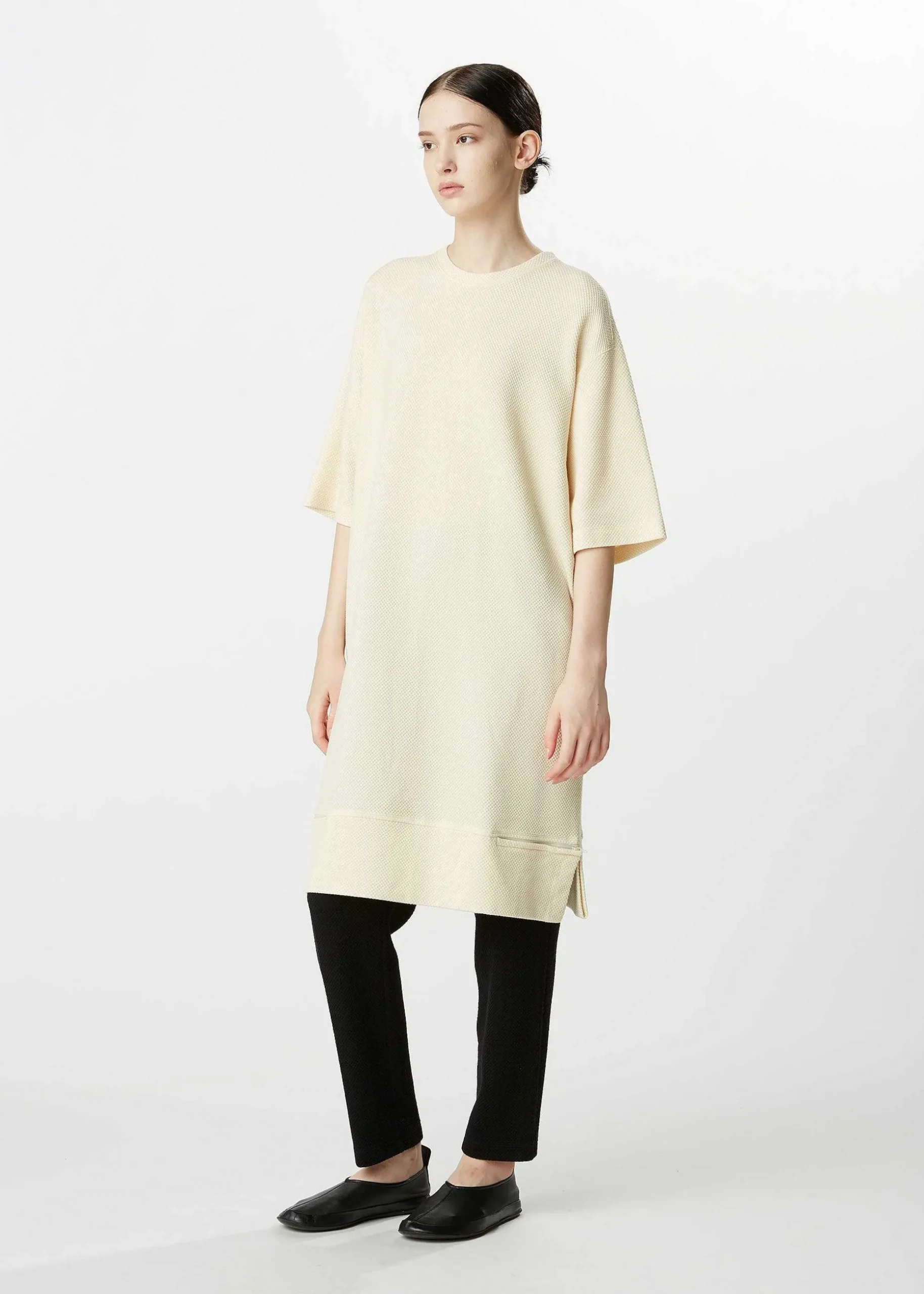 ISSEY MIYAKE Dress|Wn Stretch Kanoko