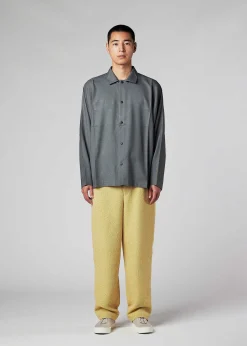 ISSEY MIYAKE Shirts|Wool Like Compact Shirt